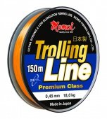 Леска JigLine Trolling Line 0.40/150м оранжевая