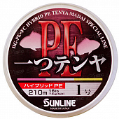 Плетёный шнур Sunline HITOTSU TENYA PE 210м #0.7 11lb 5кг